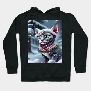 Very Cute Alien Sphynx Hoodie